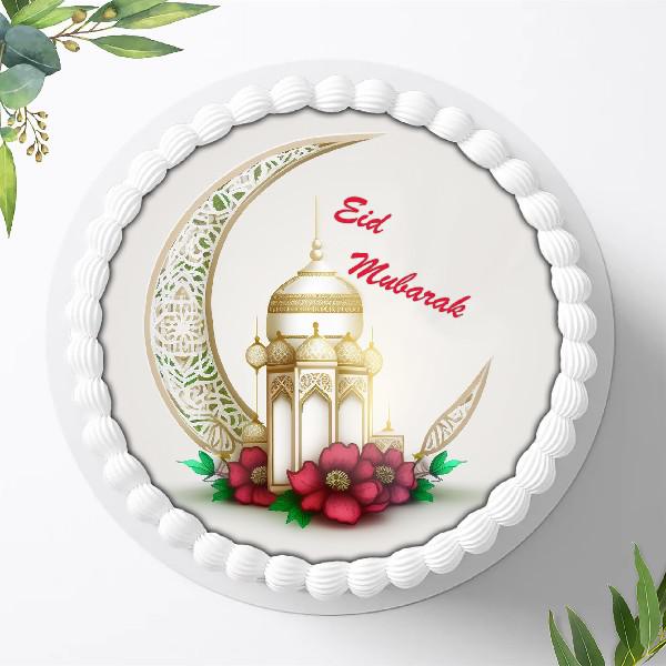Eid al Adha Mubarak Tortenaufleger Ø 20cm, 1375z